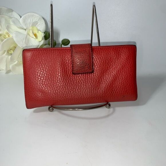 Authentic Gucci  Long  Wallet Coral - Picture 2 of 8